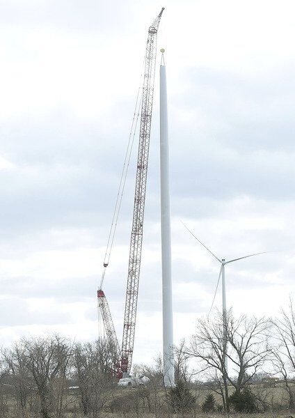 Wind farms nearing completion in Southwest Missouri, Southeast Kansas
